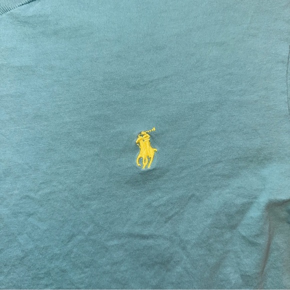 POLO men’s turquoise t-shirt - Picture 4 of 6